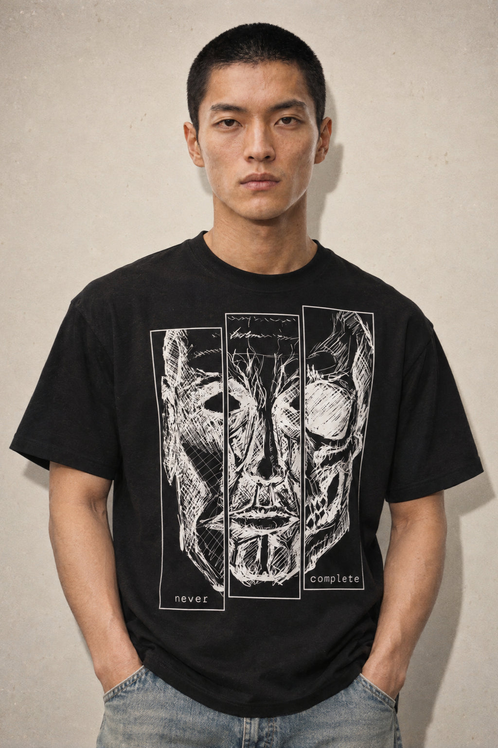 NEVER COMPLETE TEE